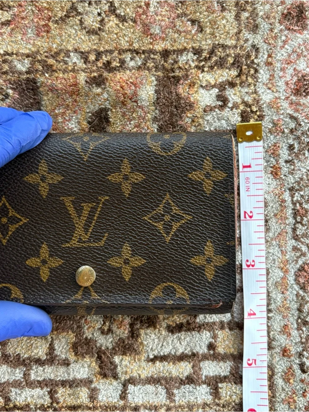 Louis Vuitton Monogram Canvas Tresor Front Snap Wallet